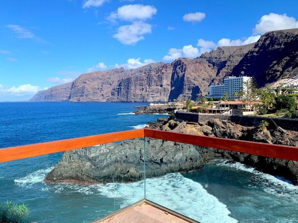 Apartamento acogedor con jacuzzi y piscina Puerto de Santiago  Exterior foto